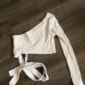 One Shoulder Crop Top